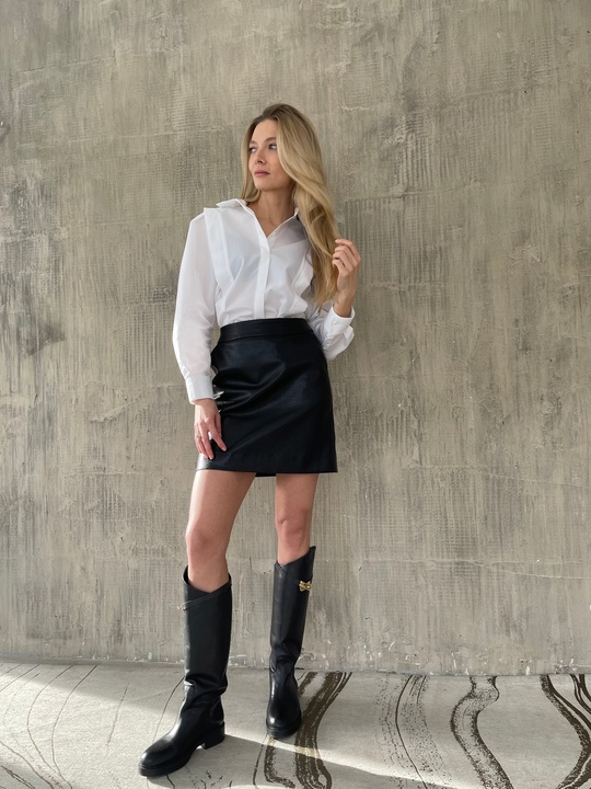 Рубашка со вставками