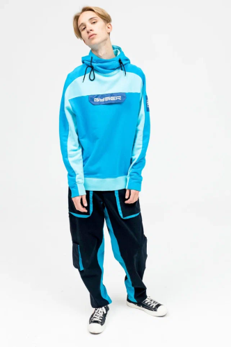 Спортивный костюм светло-синий (Худи и брюки)