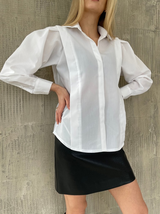 Рубашка со вставками