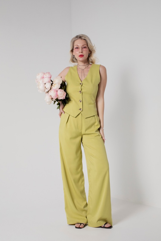 Брюки Палаццо "Лайм"