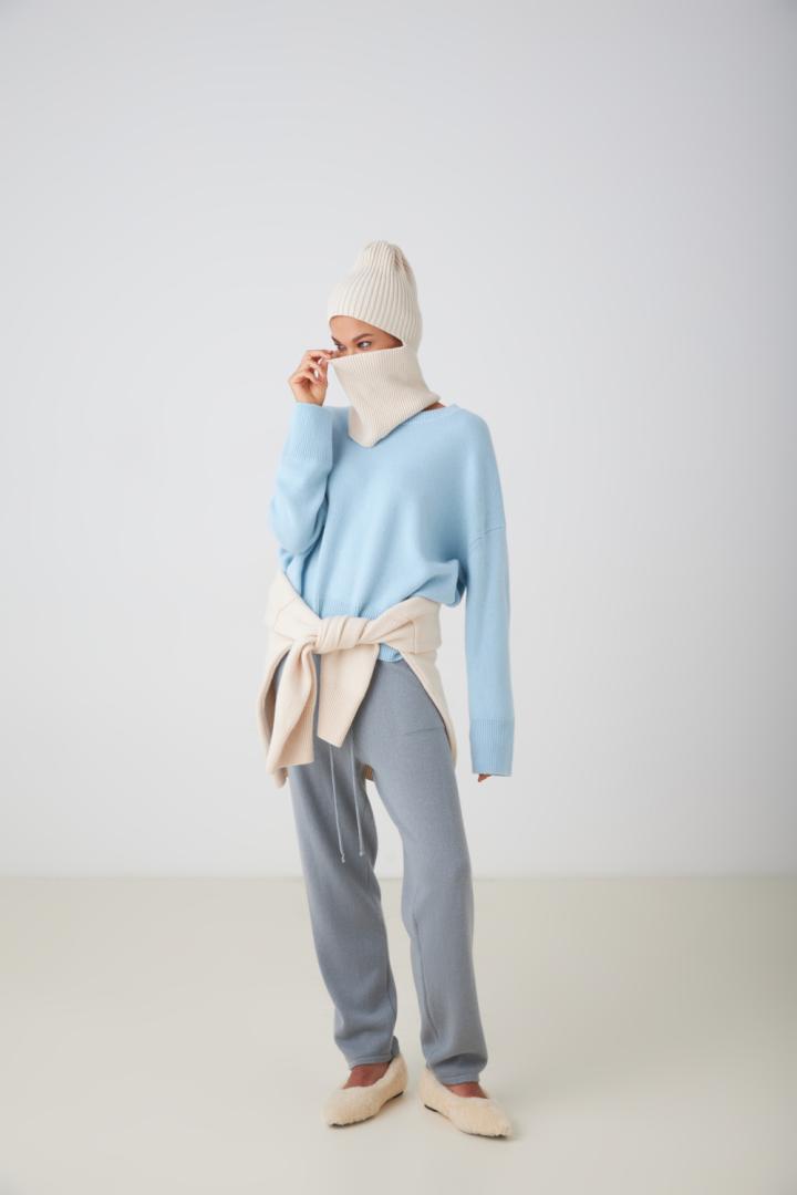 Брюки из кашемира "Темный Жемчуг"