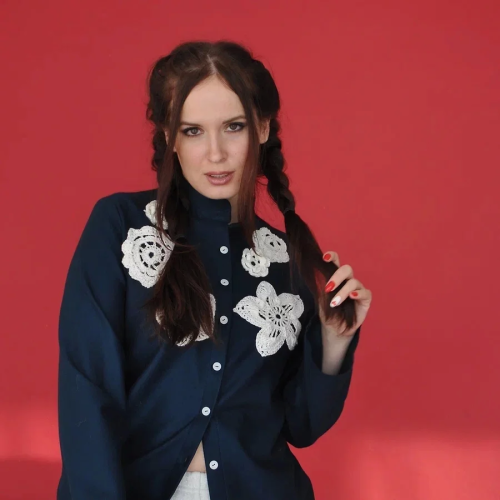 Рубашка из плотного трикотажа "Спокойствие"