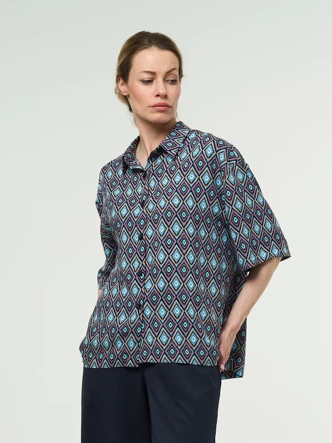 Рубашка с принтом