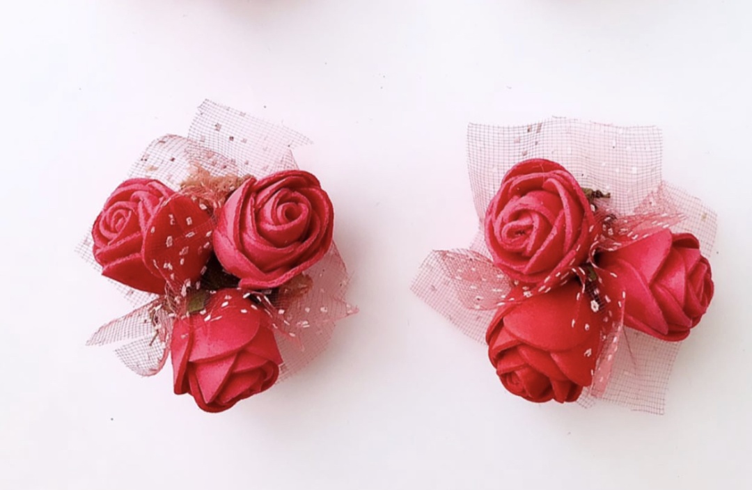 Съёмные украшения «Цветы» на обувь