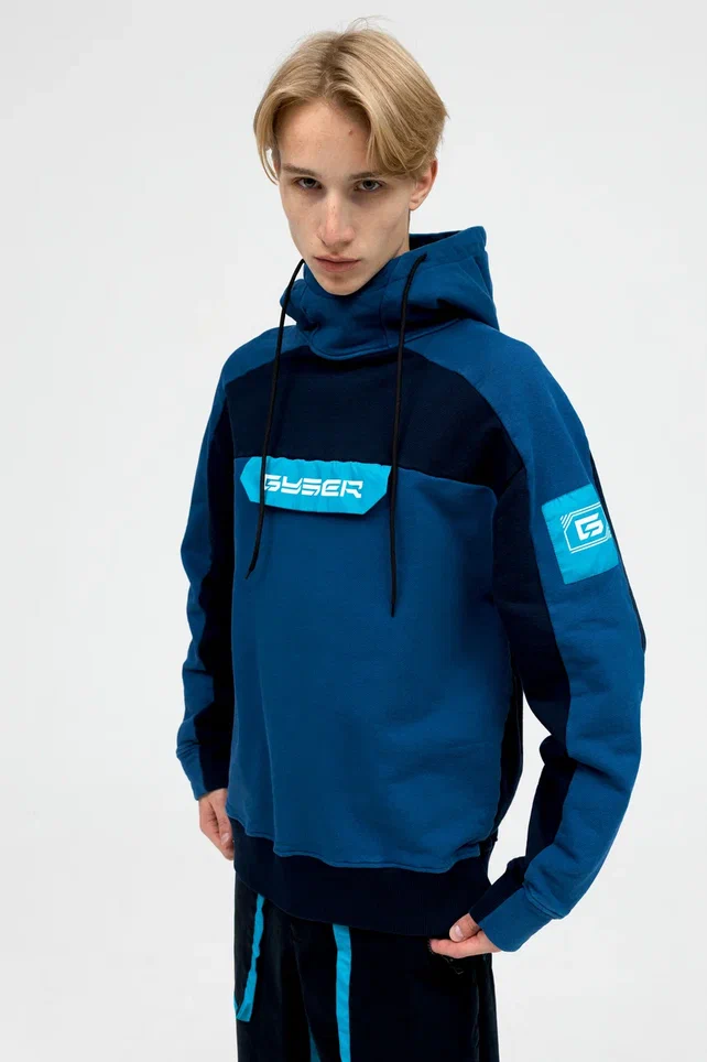 Спортивный костюм темно-синий (Худи и брюки)