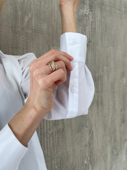 Рубашка со вставками