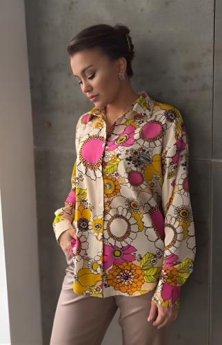 Рубашка "Цветы"