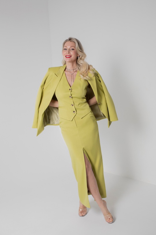 Юбка-карандаш "Лайм"