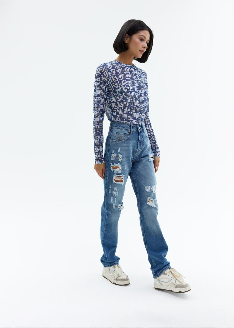 Джинсы 224 Sky Marble Premium Grunge