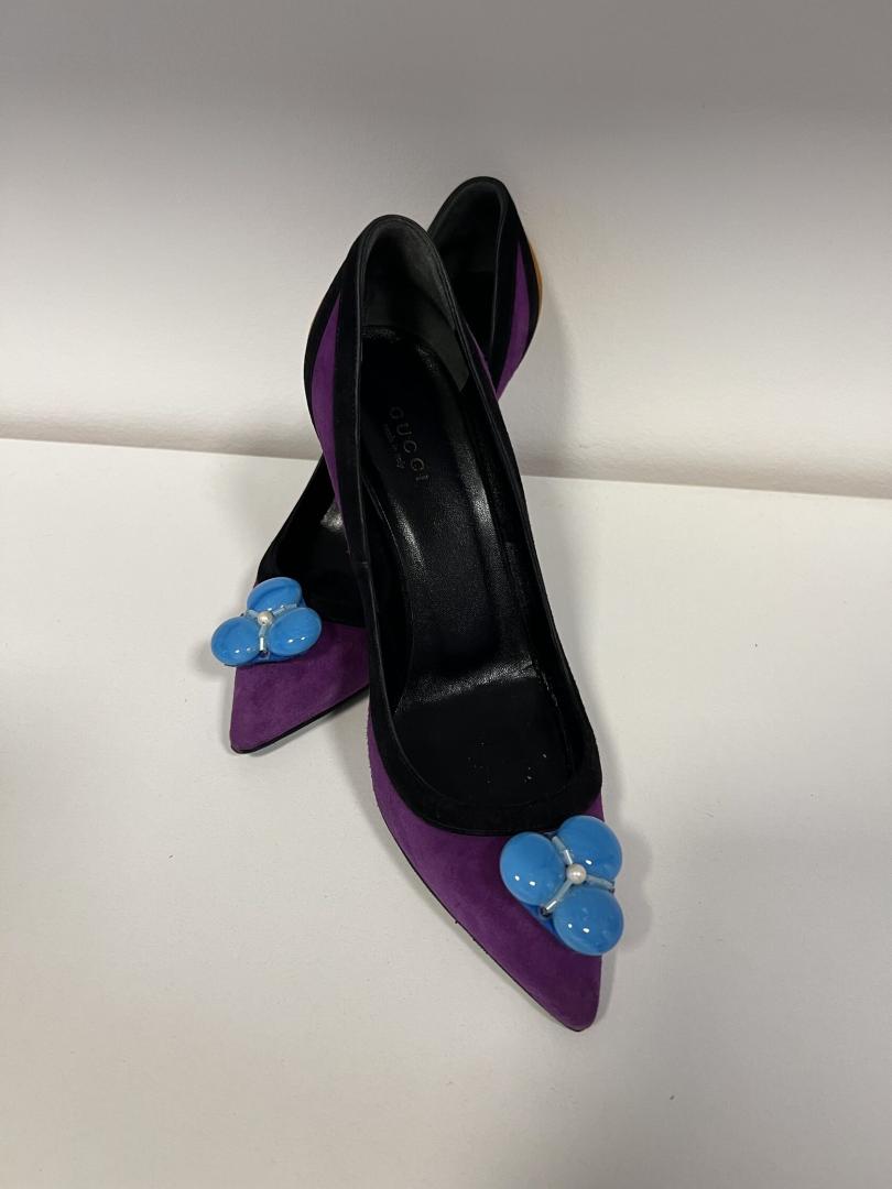 Съемное украшение для обуви "Голубые"