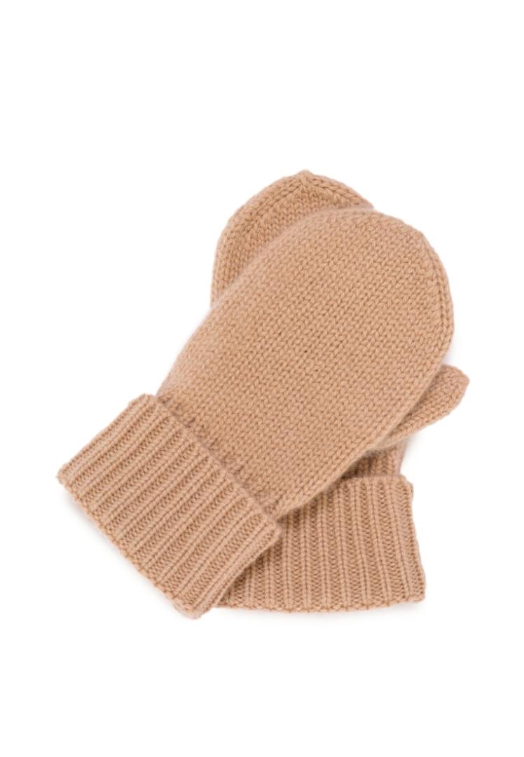 Варежки из кашемира детские "Кремовый Латте" Варежки из кашемира детские "Кремовый Латте"