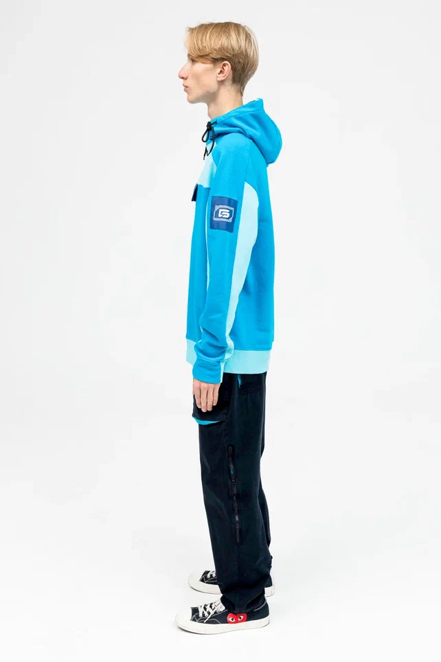 Спортивный костюм светло-синий (Худи и брюки)