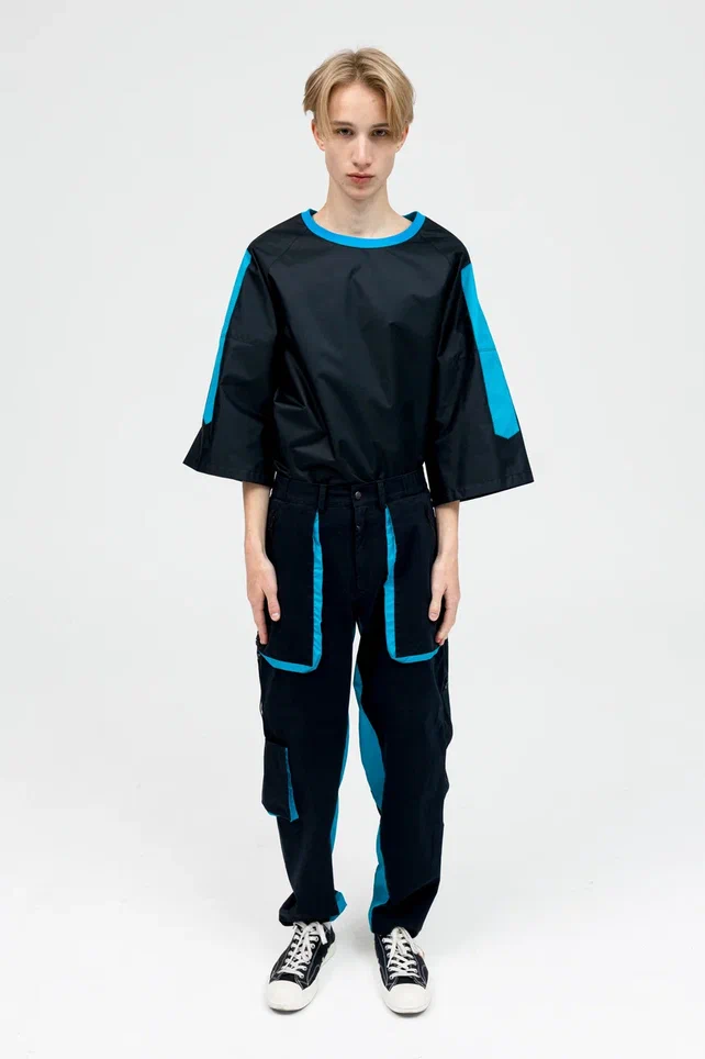 Спортивный костюм в стиле киберпанк (Футболка и штаны)