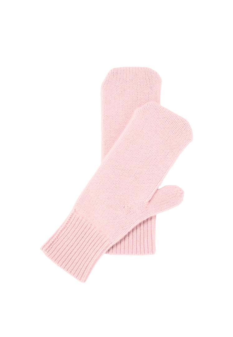 Варежки из кашемира "Легкий Румянец"