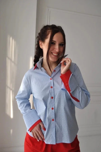 Рубашка из хлопка "Вопрос"