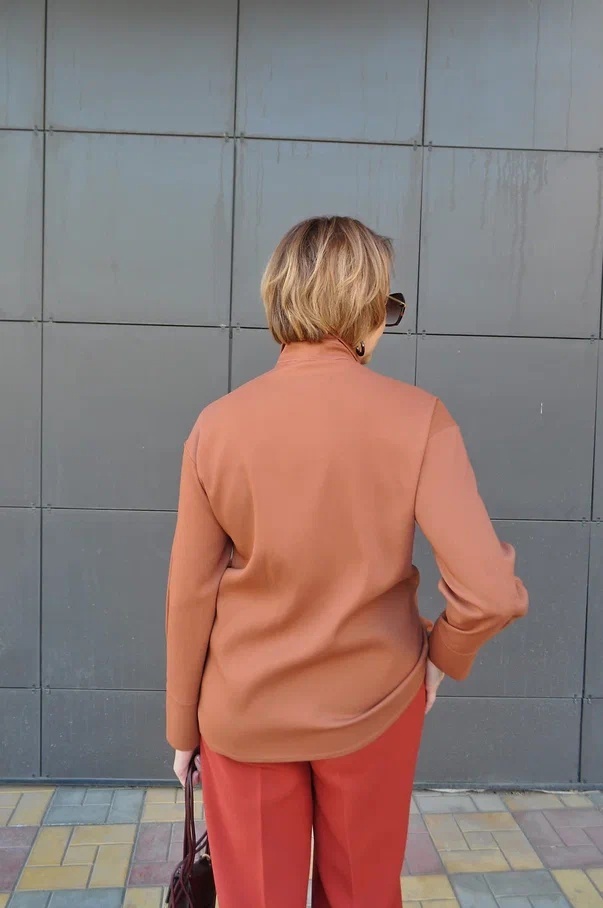 Рубашка женская из шёлка