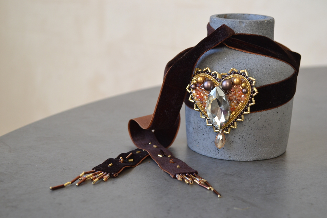 Чокер "Большое сердце" 