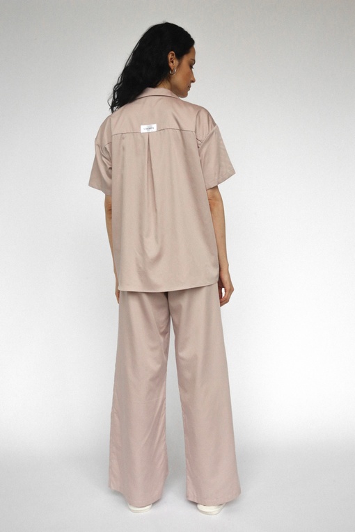 Рубашка с коротким рукавом "Айвори"