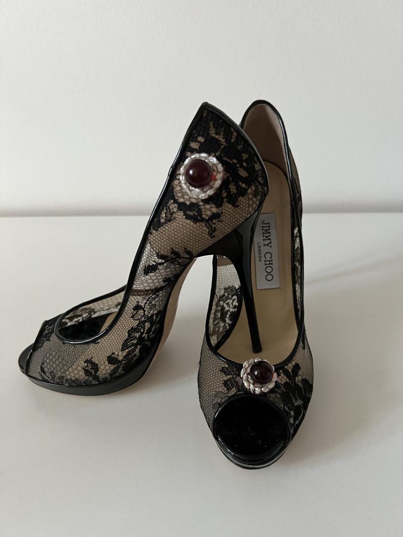 Съемное украшение для обуви "Красный шар"