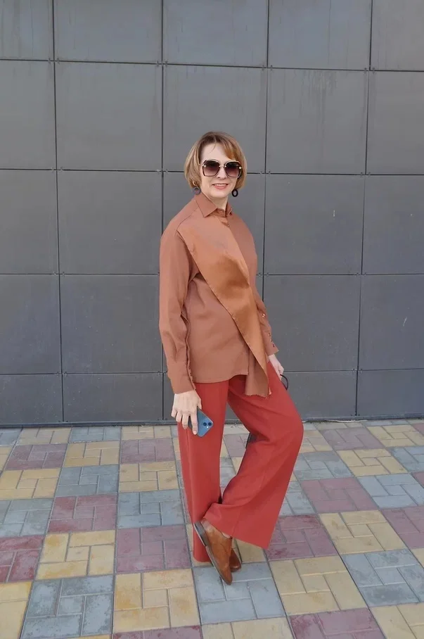 Рубашка женская из шёлка