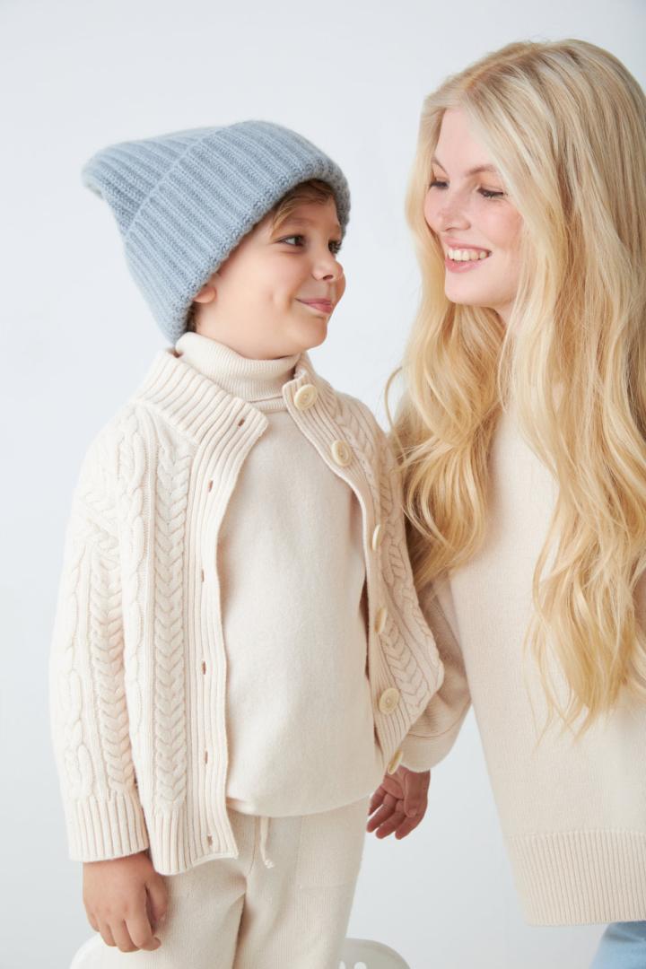 Кардиган из кашемира детский "Взбитые Сливки" Кардиган из кашемира детский "Взбитые Сливки"