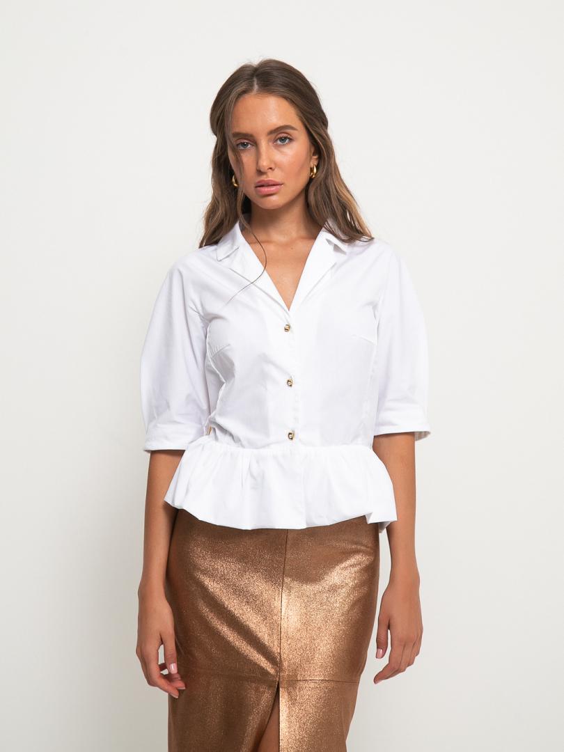 Блуза с баской