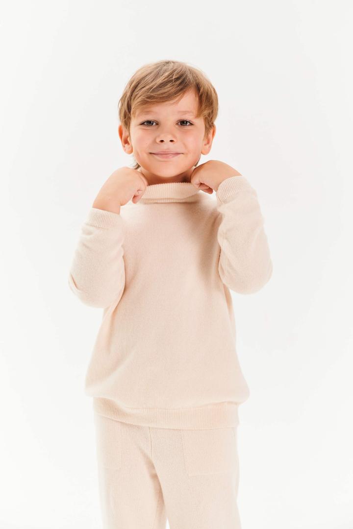 Водолазка из кашемира детская "Взбитые Сливки" Водолазка из кашемира детская "Взбитые Сливки"