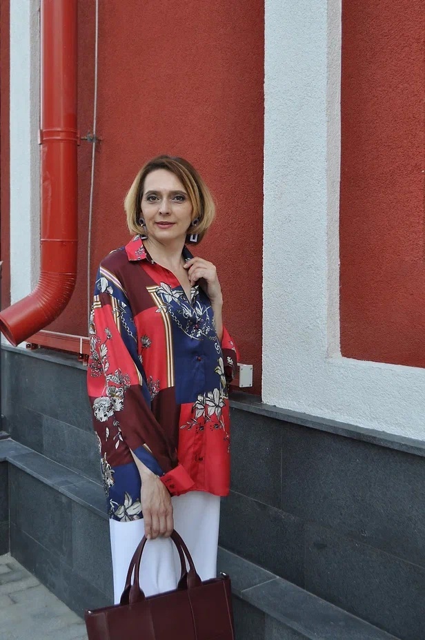 Рубашка женская из итальянской вискозы