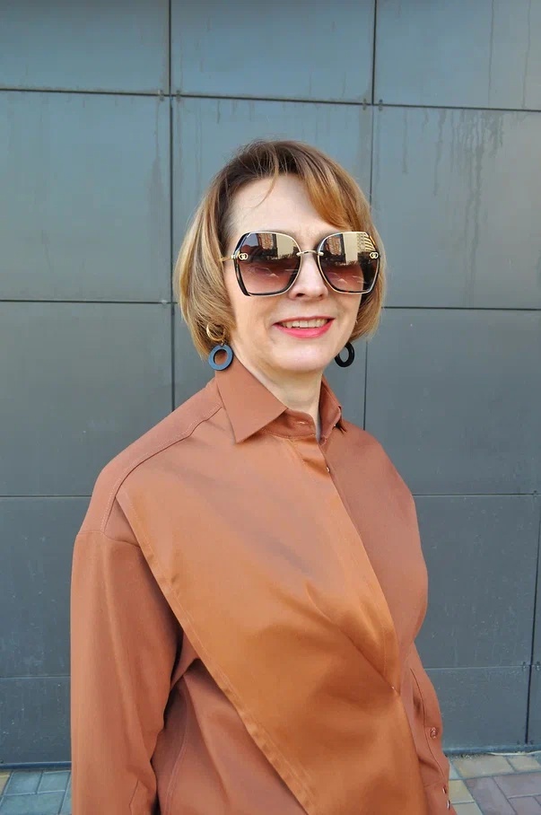 Рубашка женская из шёлка