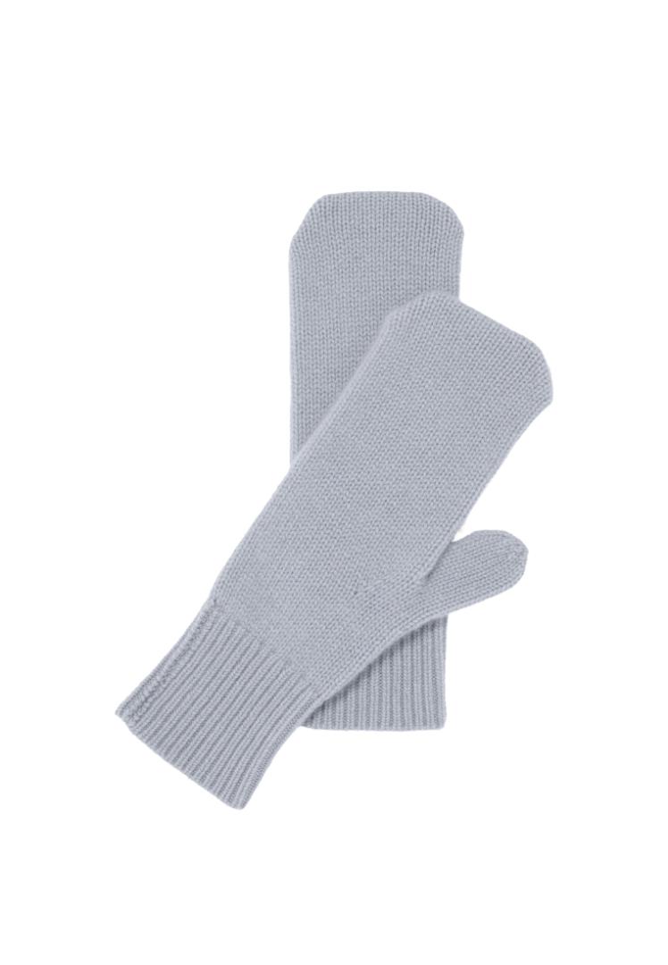 Варежки из кашемира "Темный Жемчуг"