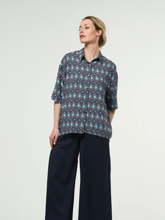 Рубашка с принтом