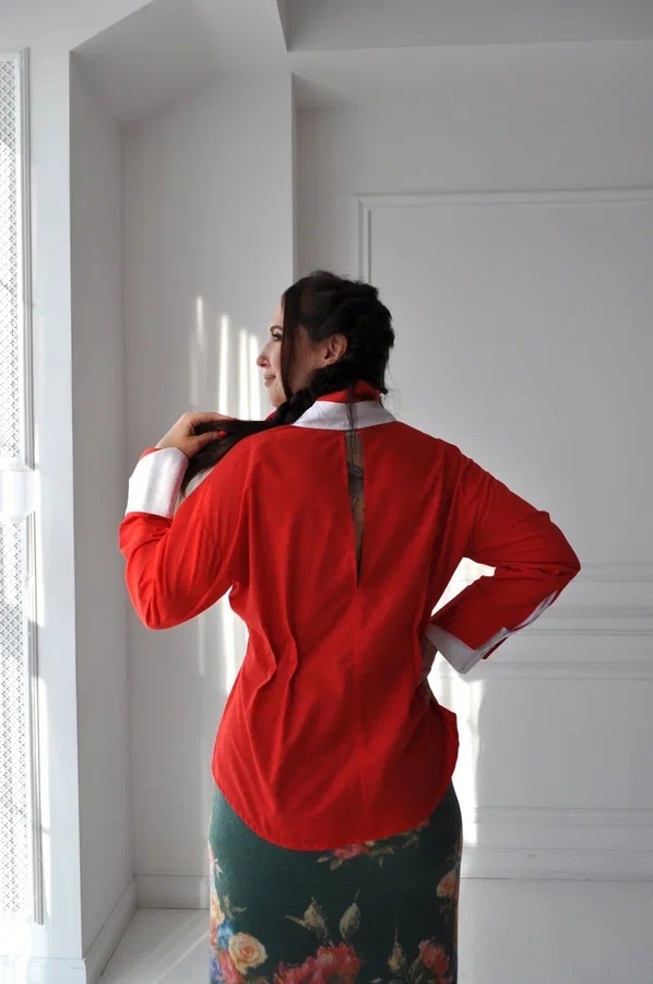 Рубашка красная "Вспышка"