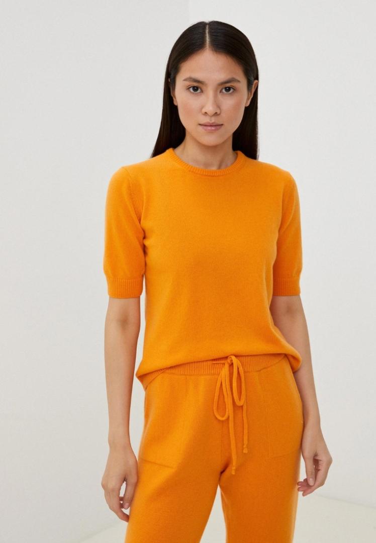 Футболка из кашемира "Сочный Абрикос"