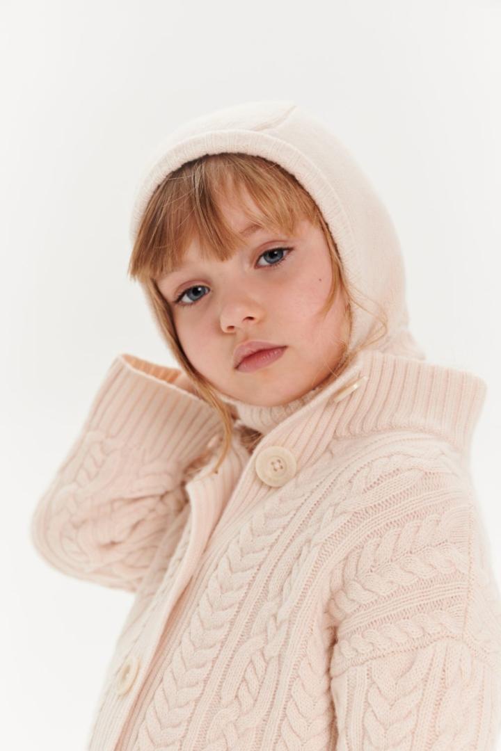 Балаклава из кашемира детская "Взбитые Сливки" Балаклава из кашемира детская "Взбитые Сливки"