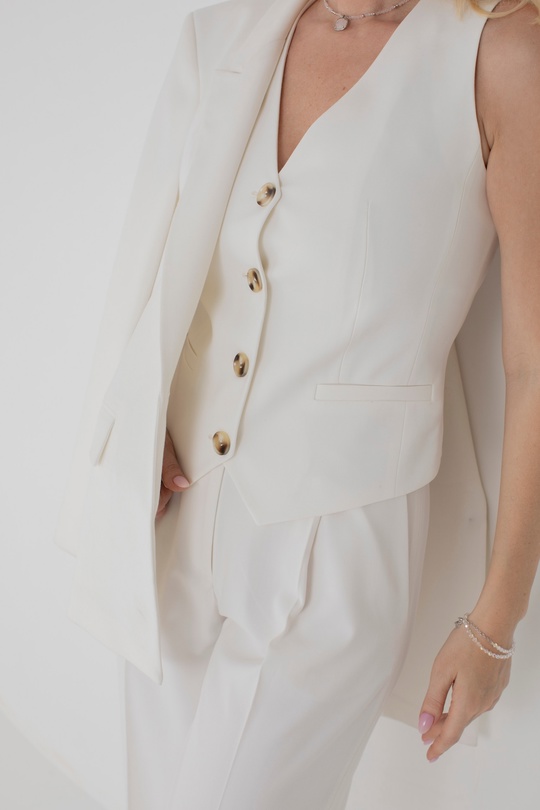 Жилет женский "Молочный"