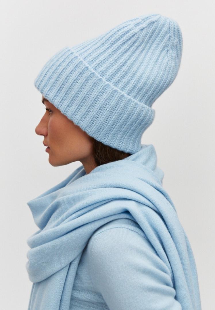 Шапка бини из кашемира "Шепот Неба"