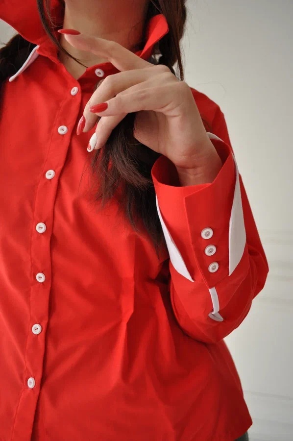 Рубашка красная "Вспышка"