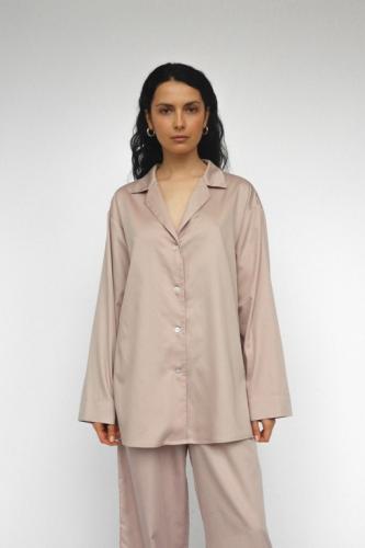 Рубашка с длинным рукавом "Айвори"