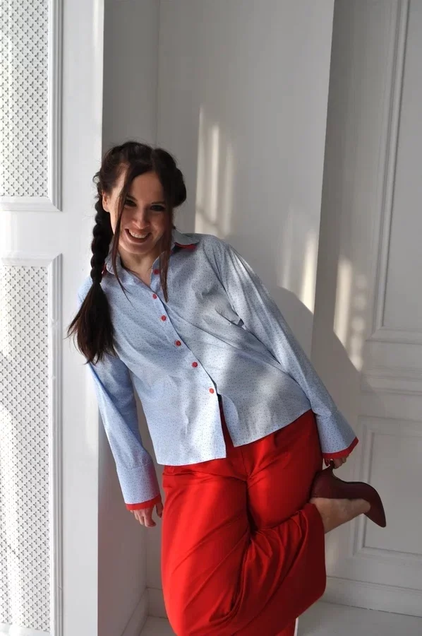 Рубашка из хлопка "Вопрос"