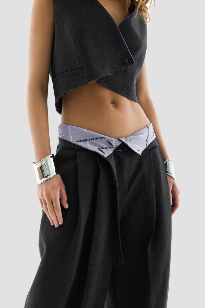 Жилет Asymmetrical Vest Gray