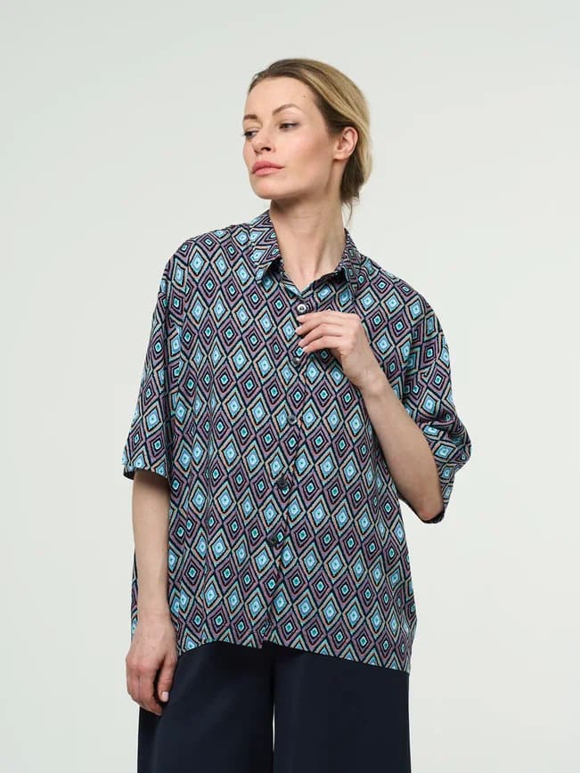 Рубашка с принтом