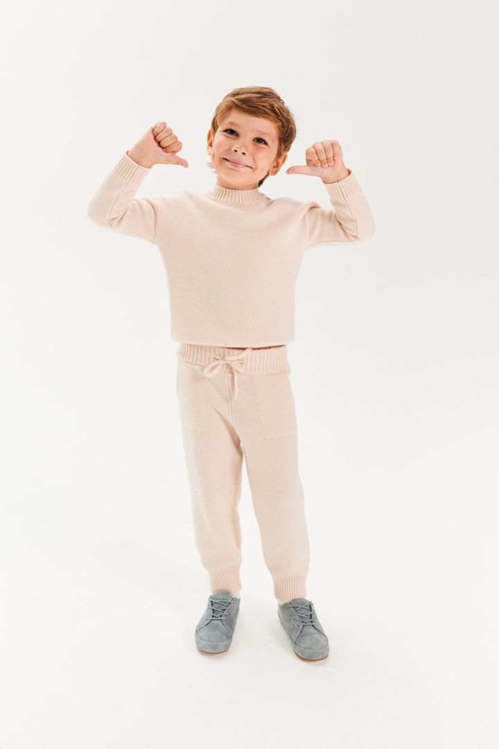 Свитер из кашемира детский "Взбитые Сливки" Свитер из кашемира детский "Взбитые Сливки"