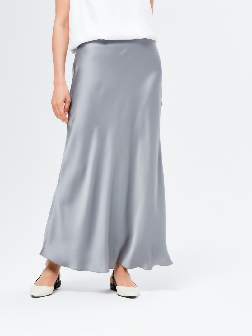 Юбка-макси "Серебристая"