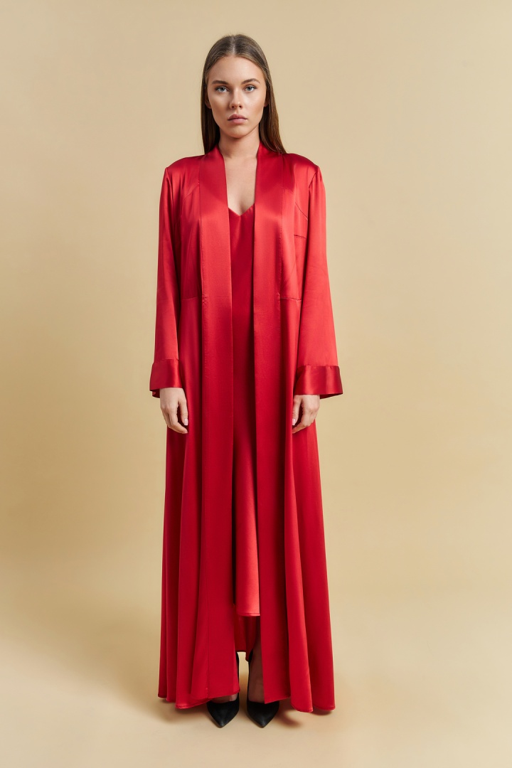 Халат из натурального шелка