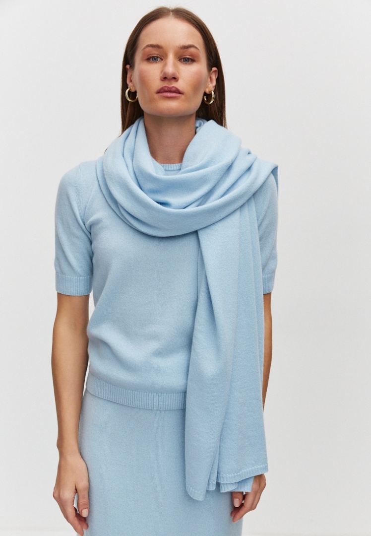 Палантин из кашемира "Шепот Неба"