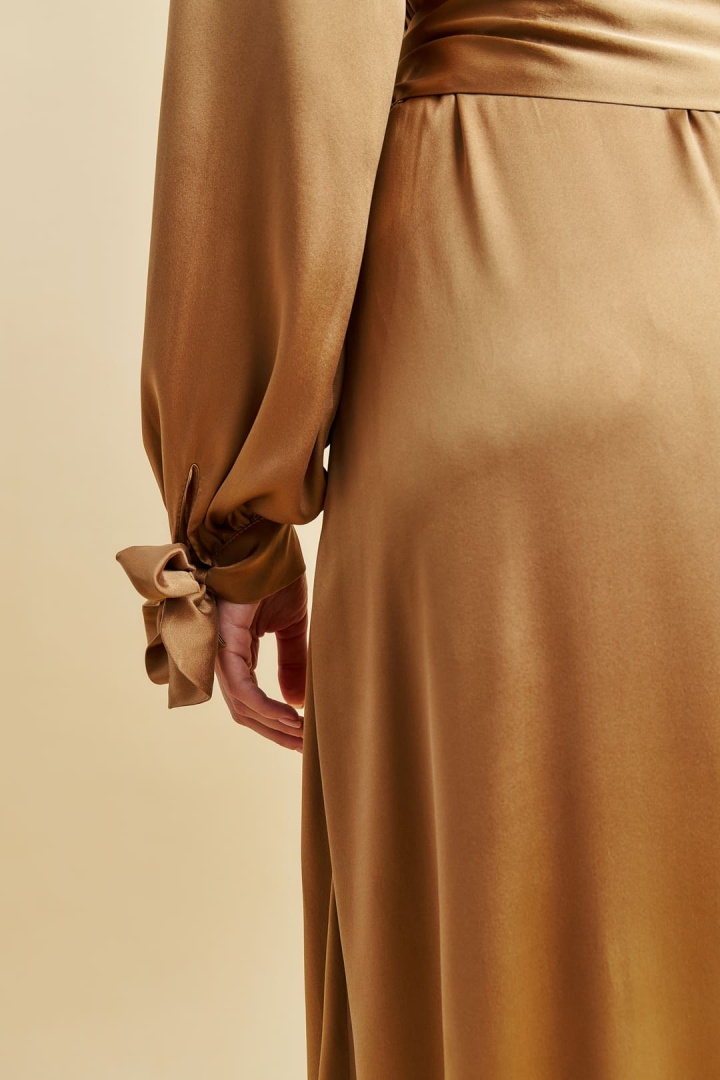 Шелковый халат 