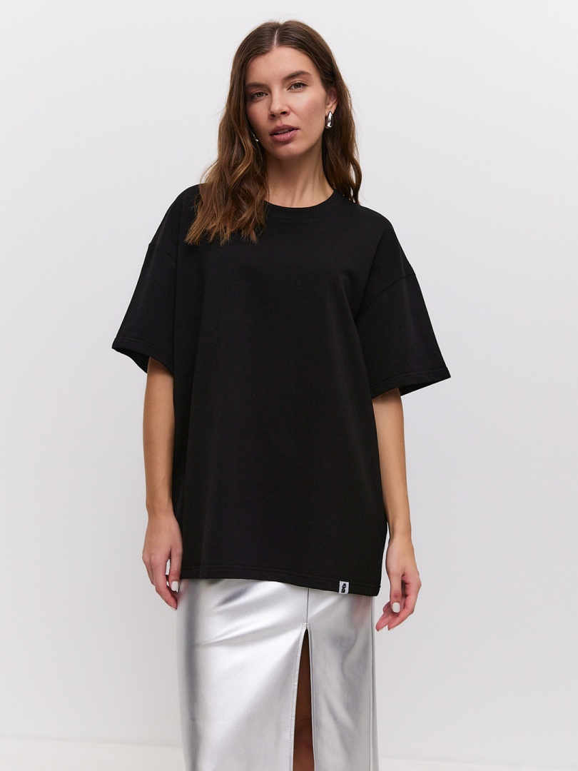 Футболка оверсайз черная