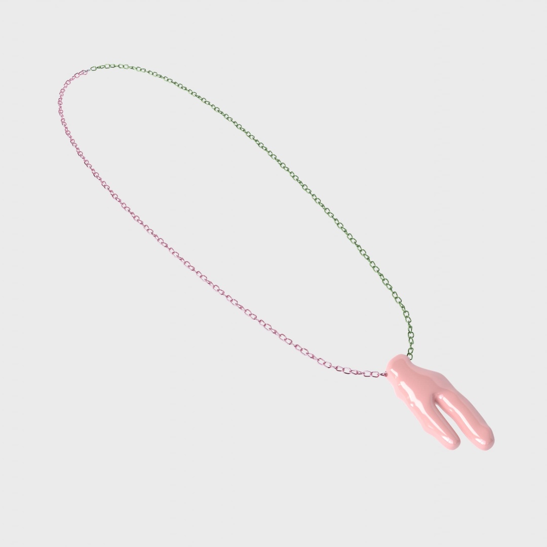 Колье с подвеской CACTUS BUBBLE GUM