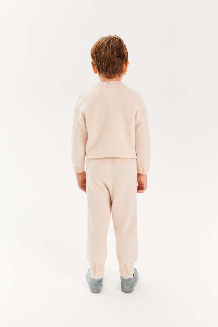 Джоггеры из кашемира детские "Взбитые Сливки" Джоггеры из кашемира детские "Взбитые Сливки"