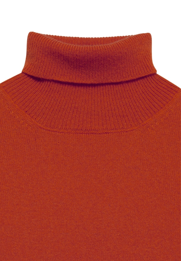 Водолазка из кашемира детская "Терракотовый Закат" Водолазка из кашемира детская "Терракотовый Закат"